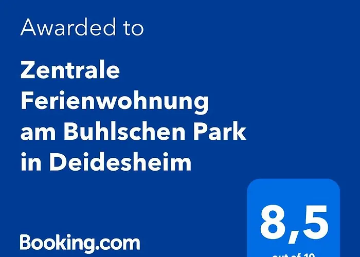 公寓 Zentrale Am Buhlschen Park In 代德斯海姆